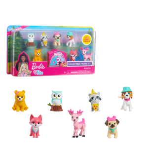 Barbie 7 Pack Figure Collector Set, Kids Toys for Ages 3 Up