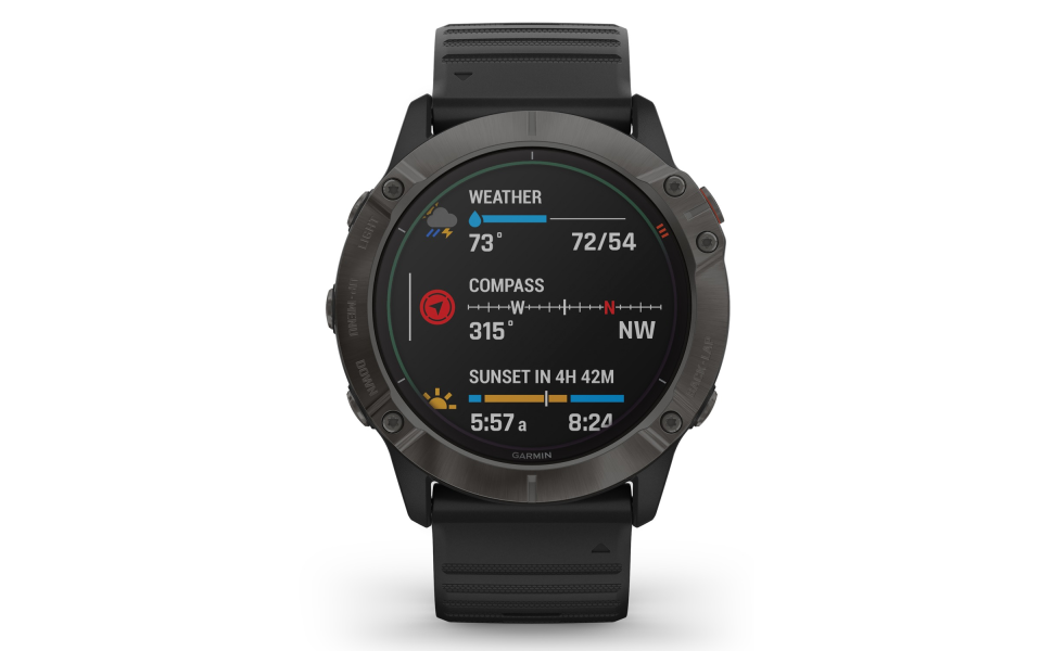 Amazon.com: Garmin fenix 6X Pro Solar, Premium Multisport