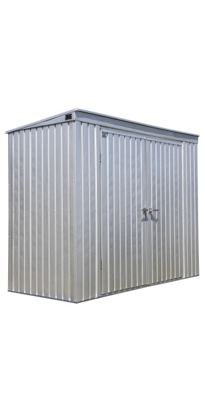 Arrow Elite Steel Storage Shed, 8x4, Galvalume