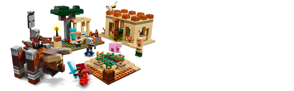 for sale online LEGO The Illager Raid Minecraft 21160