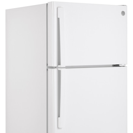 GE 16.6 cu. ft. Top Freezer Refrigerator in White GTS17DTNRWW