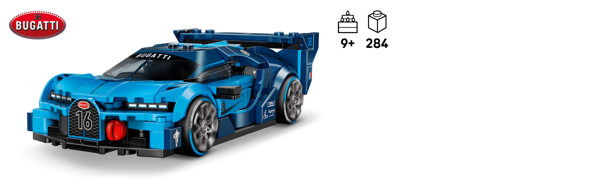 This Bugatti model kit lets fans of the Gran Turismo video game series build an engineering marvel.
