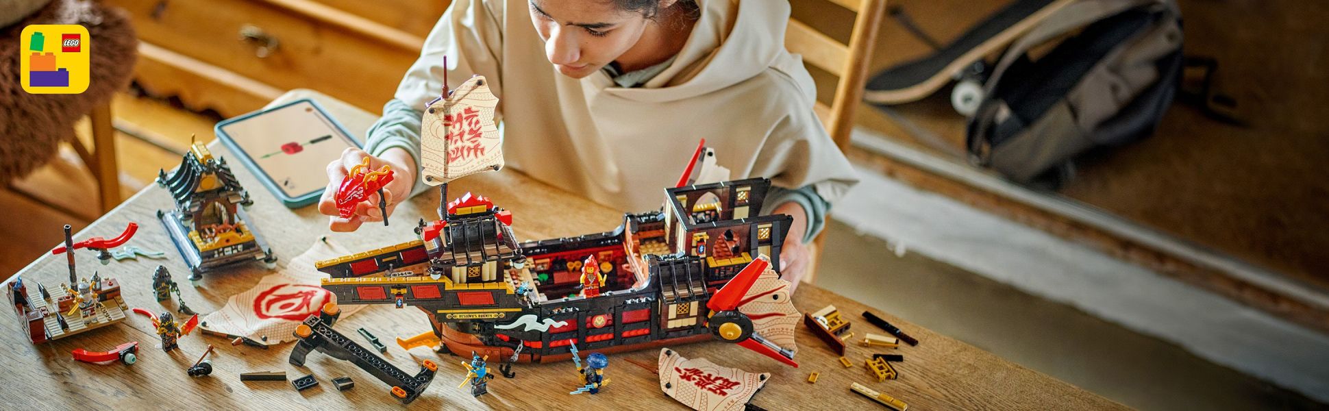 Builders can zoom in, rotate sets in 3D and track their progress using the fun, intuitive LEGO Builder app.