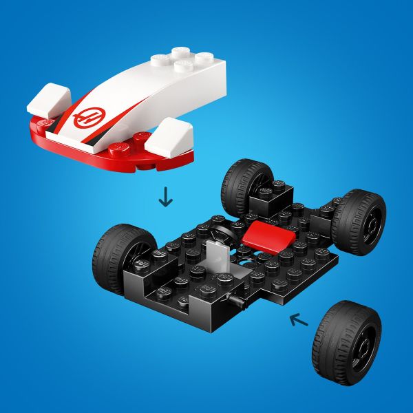 LEGO City F1 Williams Racing & Haas F1 Race Cars Preschool Toy