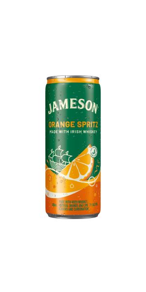 Jameson Irish Whiskey Ginger and Lime Ready to Drink Cans, 4 Pack