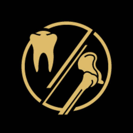Healthy teeth and bone icon