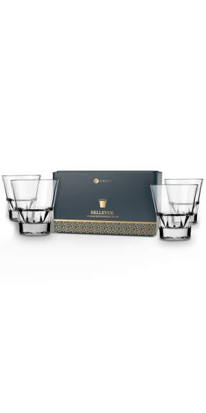 Libbey Bellevue Rocks Glass Set of 4