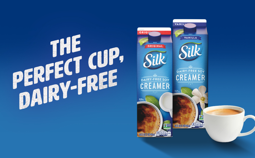 Silk Creamer, Dairy-Free Soy, Vanilla - 32 fl oz