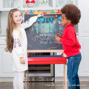 Melissa & Doug Deluxe Standing Art Easel - Dry-erase Board