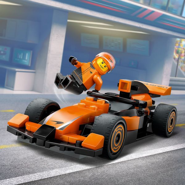 LEGO City F1 Driver with McLaren Race Car Building Toy 60442