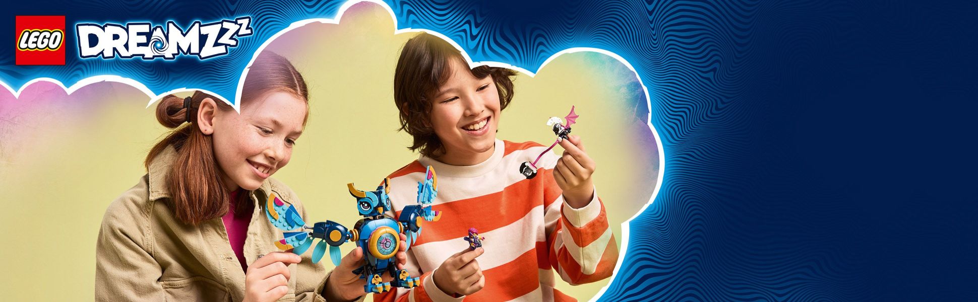 Help kids’ creativity soar with this awesome LEGO DREAMZzz fantasy playset, which offers 2 thrilling building options.