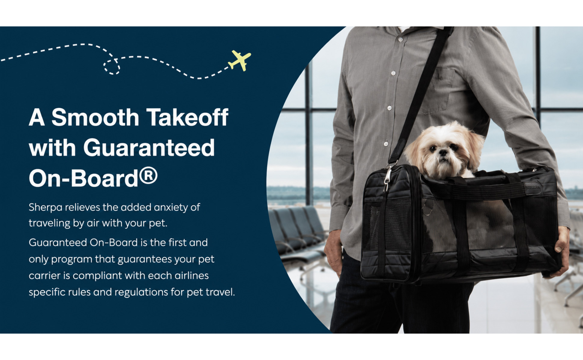 Sherpa Black & Camel Original Deluxe Airline Approved Travel Pet