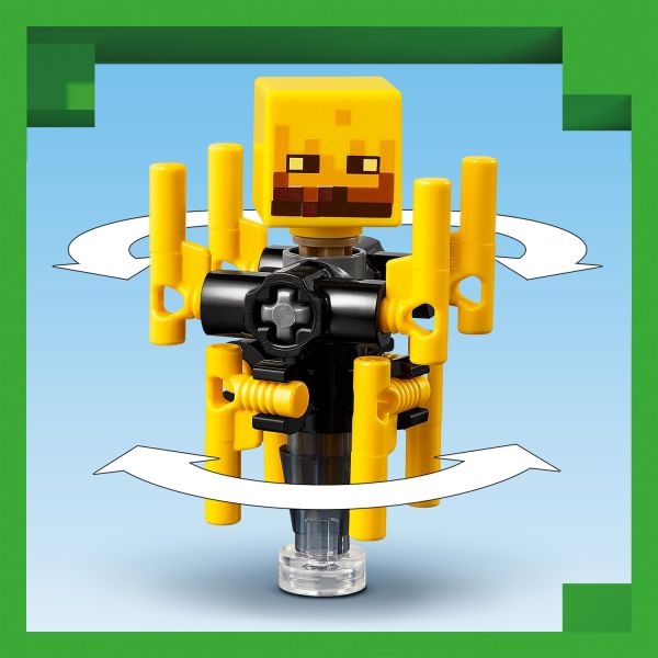 The whirling blaze attacks with its spinning rods.
