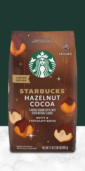 Starbucks Hazelnut Cocoa Flavored Ground Coffee