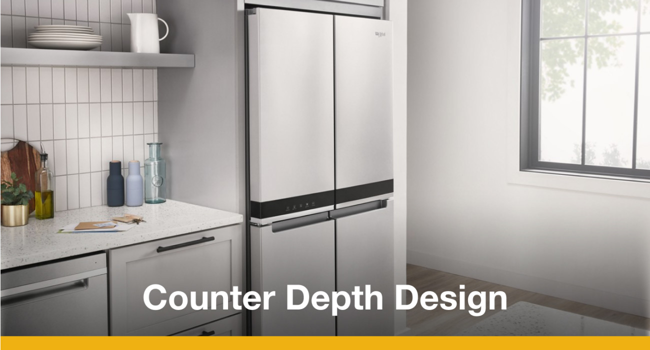 Whirlpool 19.4 cu. ft. Counter Depth French Door Refrigerator in