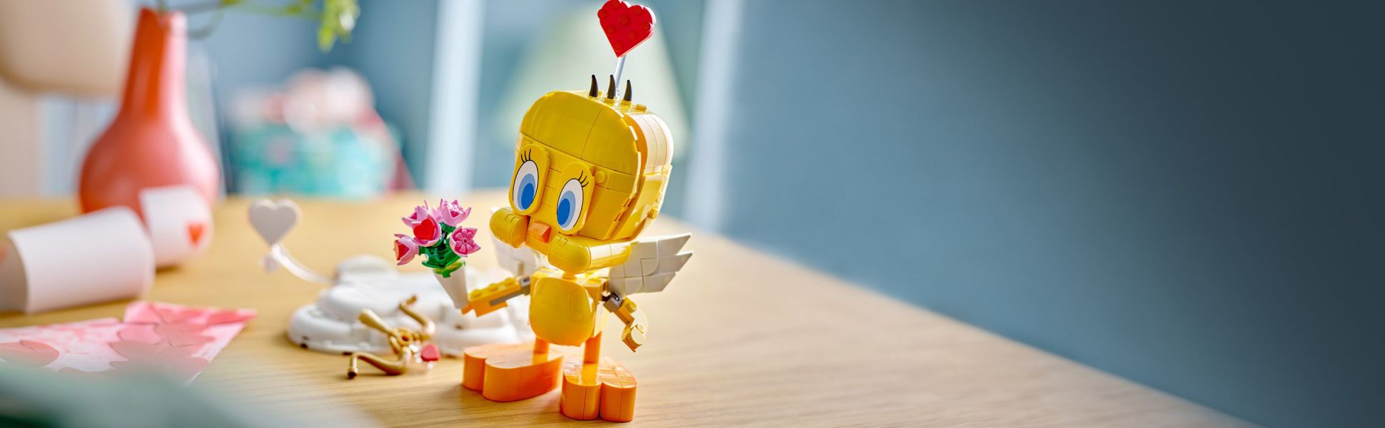 Fans will delight in building a beloved Looney Tunes character before displaying the figure as cute LEGO decor.