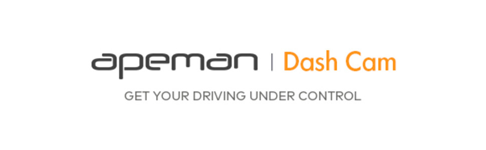 Apeman C680 Full HD Front and Interior Dual Dash Camera with 2 IPS Screen