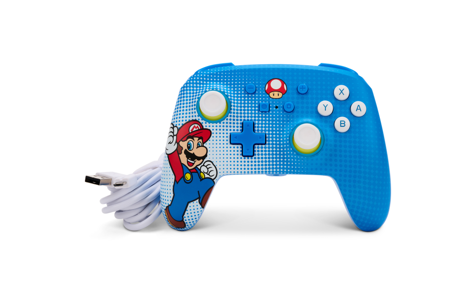 PowerA Enhanced Wired Controller for Nintendo Switch - Mario Pop 