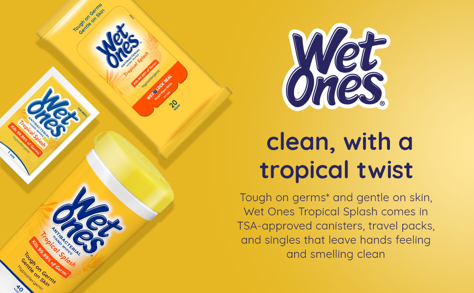 Wet Ones Hand Wipes, Antibacterial, Fresh Scent - 40 wipes