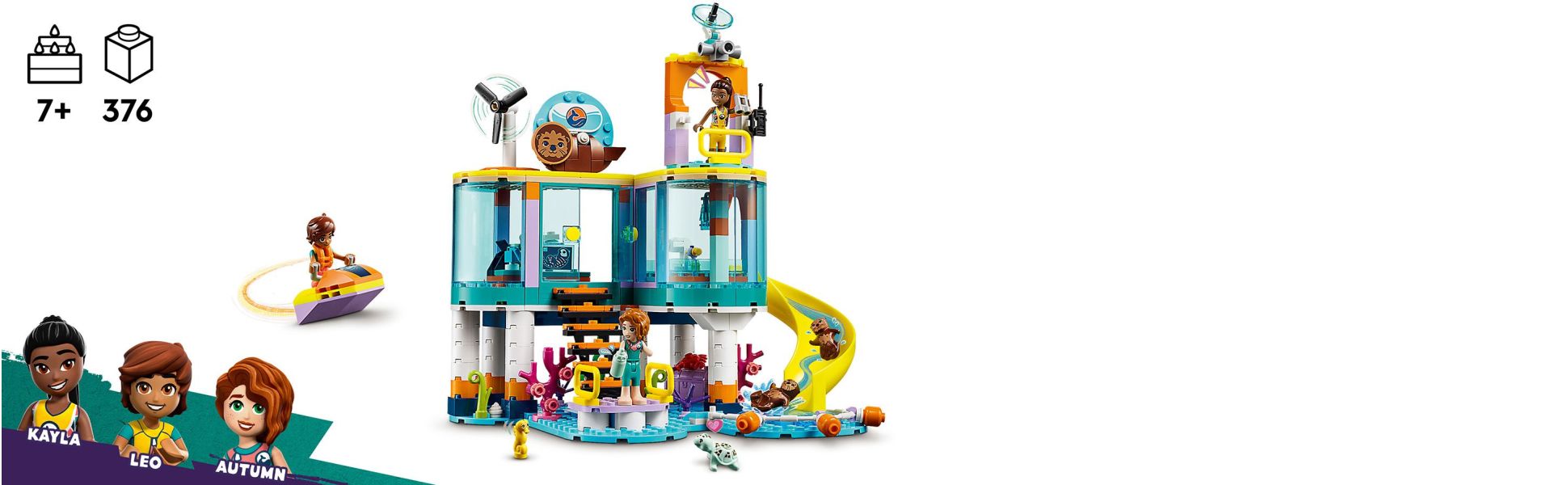 LEGO Friends Sea Rescue Center 41736 Building Toy for Ages 7+