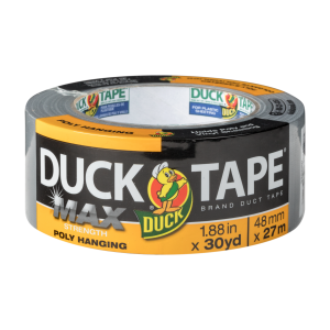 Duck Duct Tape 1.88 Inches x 20 Yards 1 ea Black Pack of 9