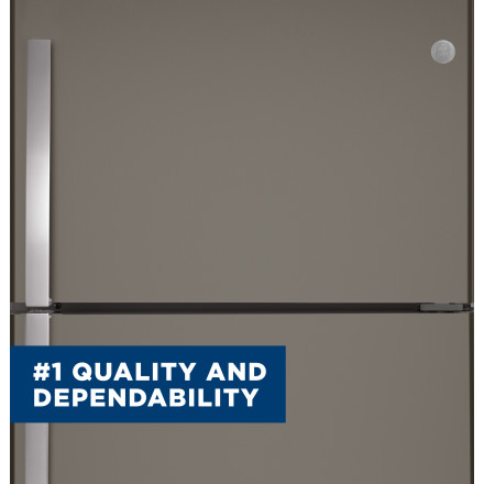 GE 21.9 cu. ft. Top Freezer Refrigerator in White, Garage