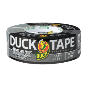 Duck Brand HVAC Duct Sealing Tape, Silver, 1.88 Inches x 30 Yards, 1 Roll  (1404523) 1.88 in. x 30 yd.