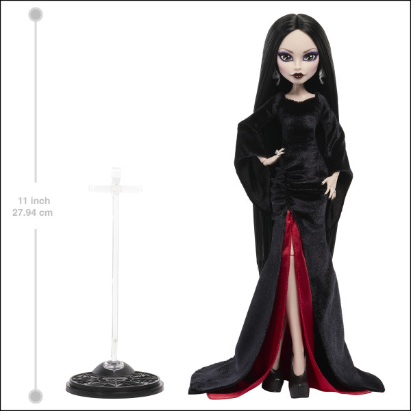 Monster High, Doll, Wednesday Morticia Addams in Black Velvet
