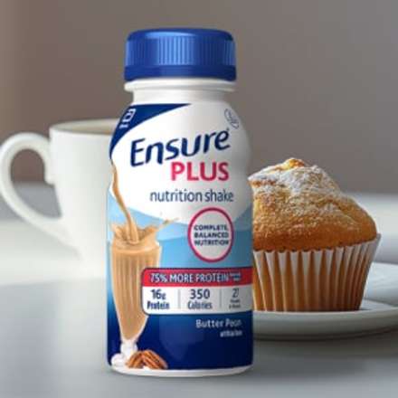 Enjoy Ensure Plus as a snack or as an occasional meal replacement.