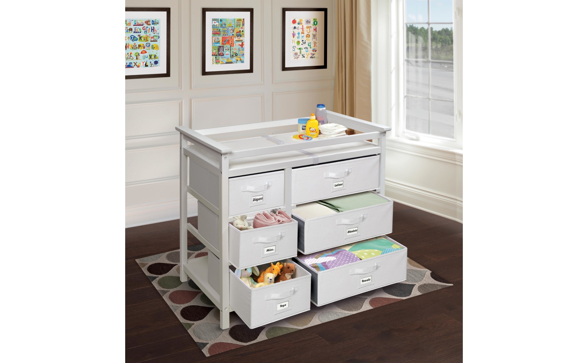 Badger basket modern changing table online