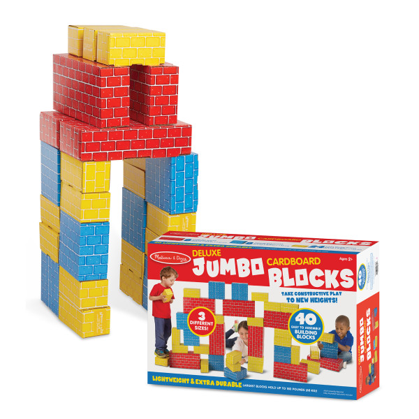 Cardboard building blocks store walmart