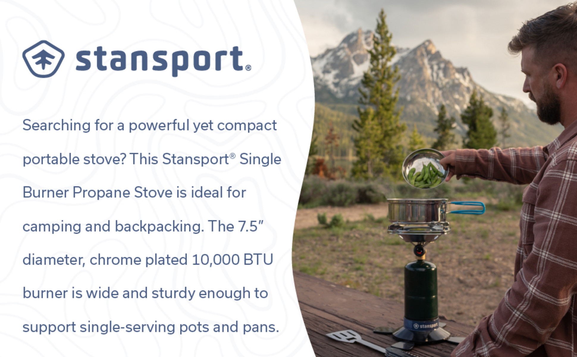 Stansports Single Burner Propane Camp Stove 