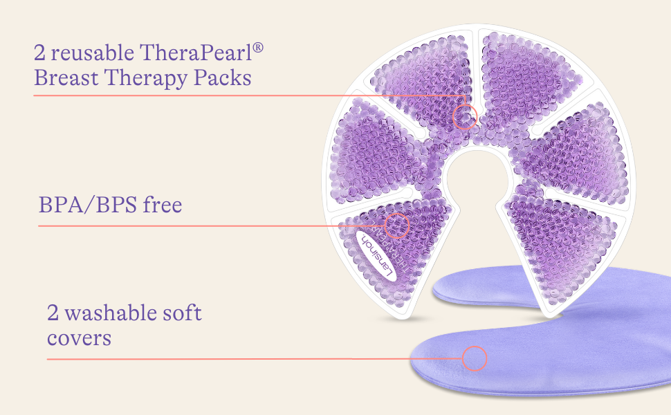Lansinoh Therapearl 3-in-1 Breast Therapy