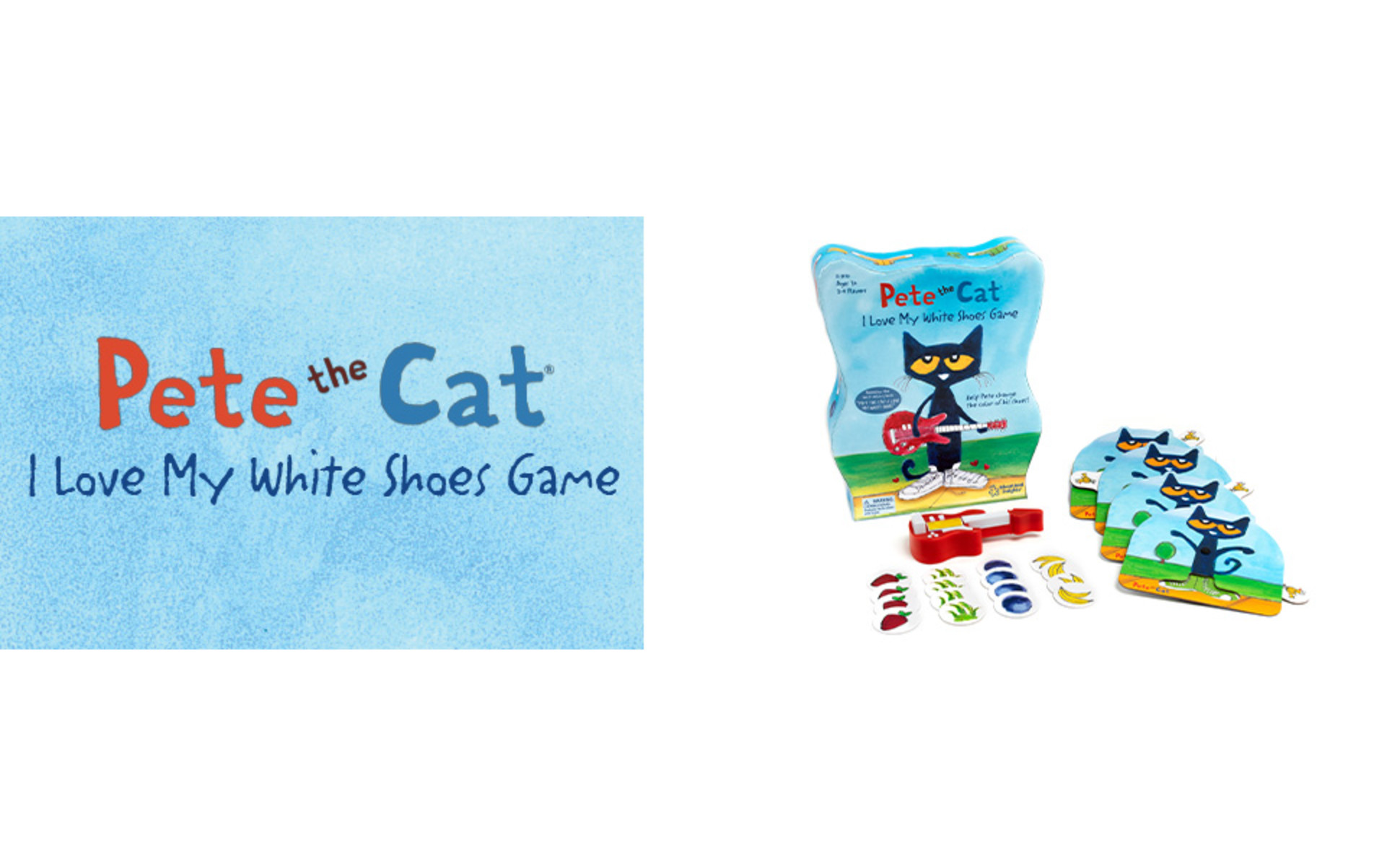 Educational Insights Pete The Cat I Love My White Shoes Game Board Game for  Toddlers & Preschoolers, Boys & Girls Ages 3+