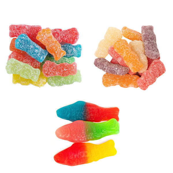 Sour Patch Kids Candy & Swedish Fish Tails Candy Summer