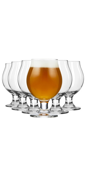 Libbey Essentials Belgian Glass, 13oz, Set of 6