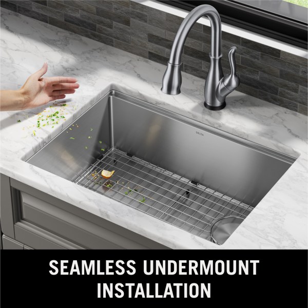 Delta Lorelai 16-Gauge Stainless Steel 27 in. Single Bowl