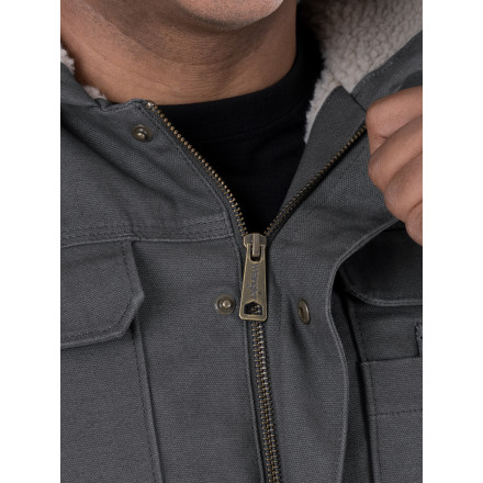 Wrangler men's guardian heavy weight faux discount sherpa and quilt lined water repellent hoodie