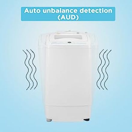 Comfee Portable Washing Machine, 0.9 cu.ft Compact Washer With LED Display,  5 Wash Cycles, 2 Built-in Rollers, Space Saving Full-Automatic Washer