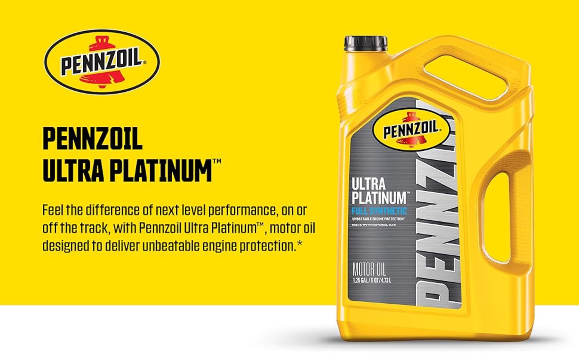 Pennzoil Ultra Platinum Full Synthetic 0W-40 Motor Oil, 1 Quart -  Walmart.com