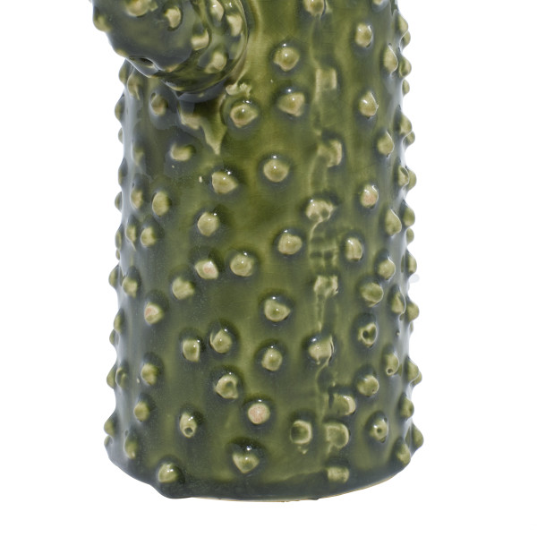 Cactus, Ceramica, Hand Painted, Decoration, Green, Small, 