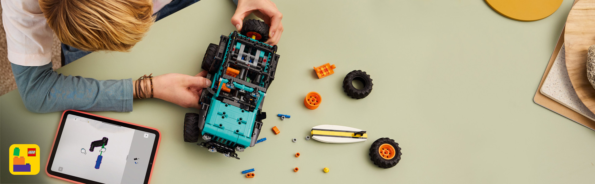 Builders can zoom in, rotate sets in 3D and track their progress using the fun, intuitive LEGO Builder app.