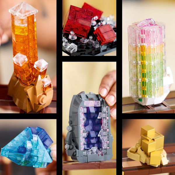 Capture the shimmering beauty of 6 different minerals.