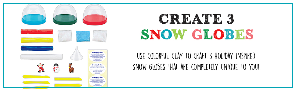 Creativity For Kids Make Your Own Holiday Snow Globe Craft for