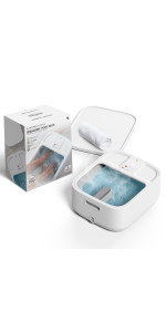 Sharper Image® Foot Bath, Heated Spa with Massage Rollers & LED Display