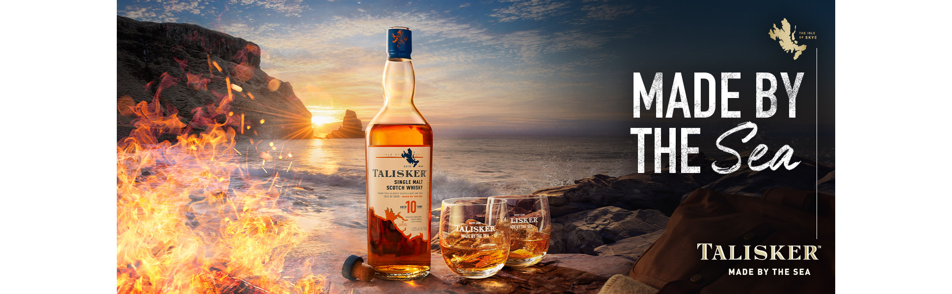 Talisker 10 Year Old Single Malt Scotch Whisky, 750 mL, 46% ABV