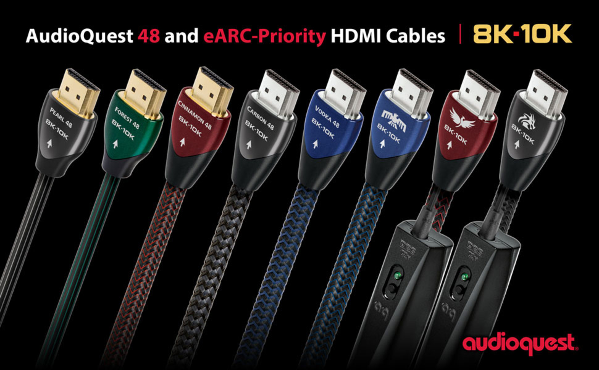 AudioQuest 48Gbps HDMI Cables - The best show in town... is in your home.