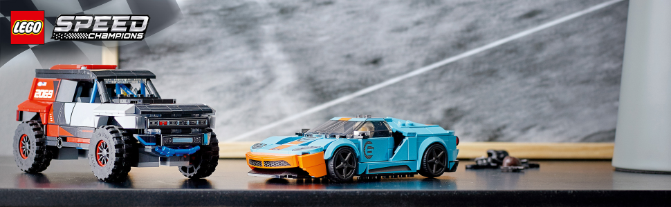 LEGO SPEED CHAMPIONS: Ford GT Heritage Edition and Bronco R (76905