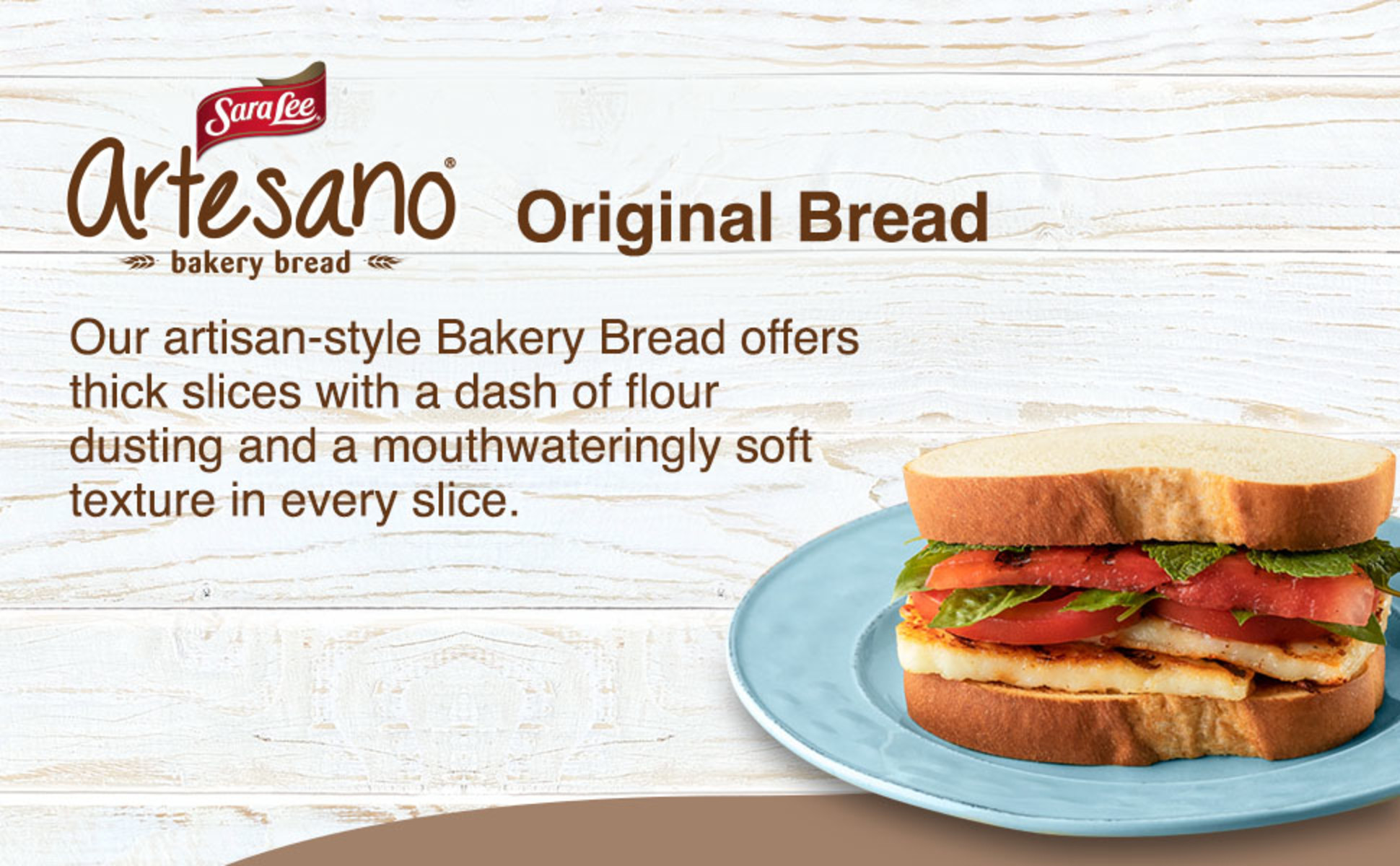 Sara Lee Artesano The Original Bakery Bread - Shop Sliced Bread at H-E-B