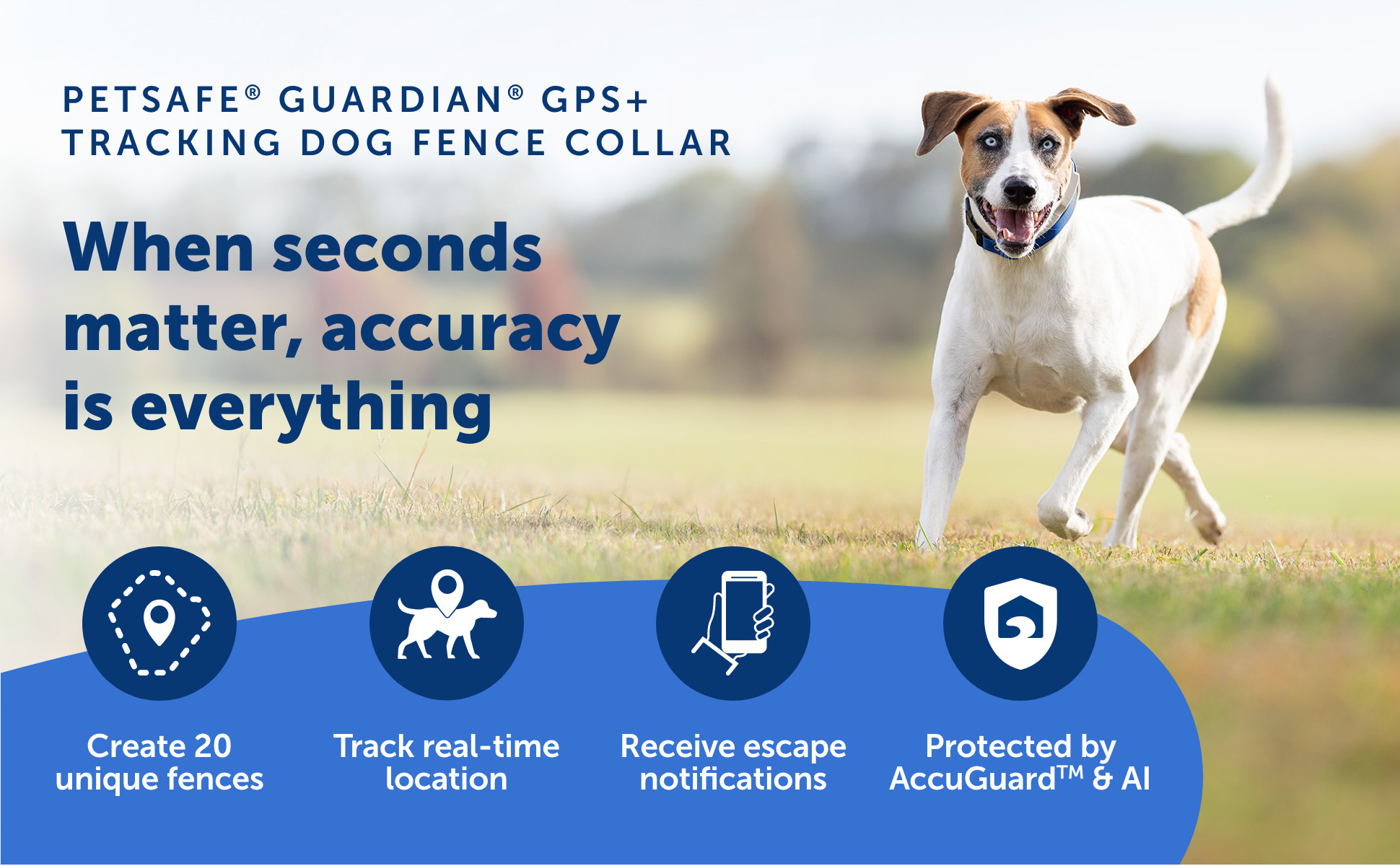 PetSafe Guardian GPS + Tracking Dog Fence Collar Petco